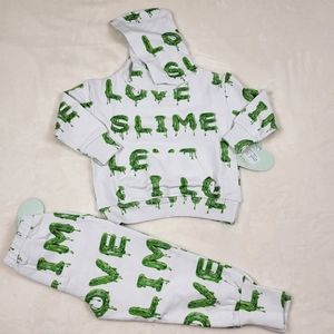 Hugo Loves Tiki Slime Sweatpants Set